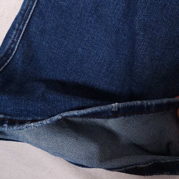 Judy Blue Tummy Control Bootcut Blue Jeans Womens 20W Short Denim Pants FLAWS - Picture 10 of 16